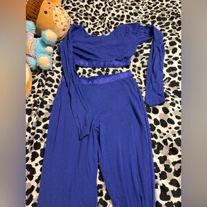 Savage X Fenty Royal Blue Two-Piece Lounge Set